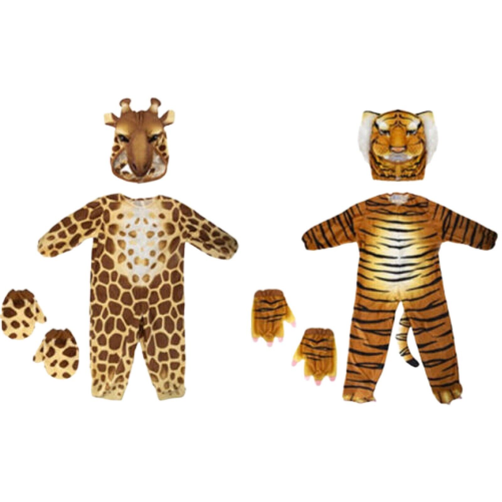 Halloween Children's Tiger Costume Kids Animal Fancy Dress Book Week